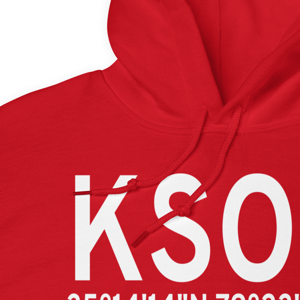 Moore County Airport (KSOP) ICAO Hoodie Sweatshirt 