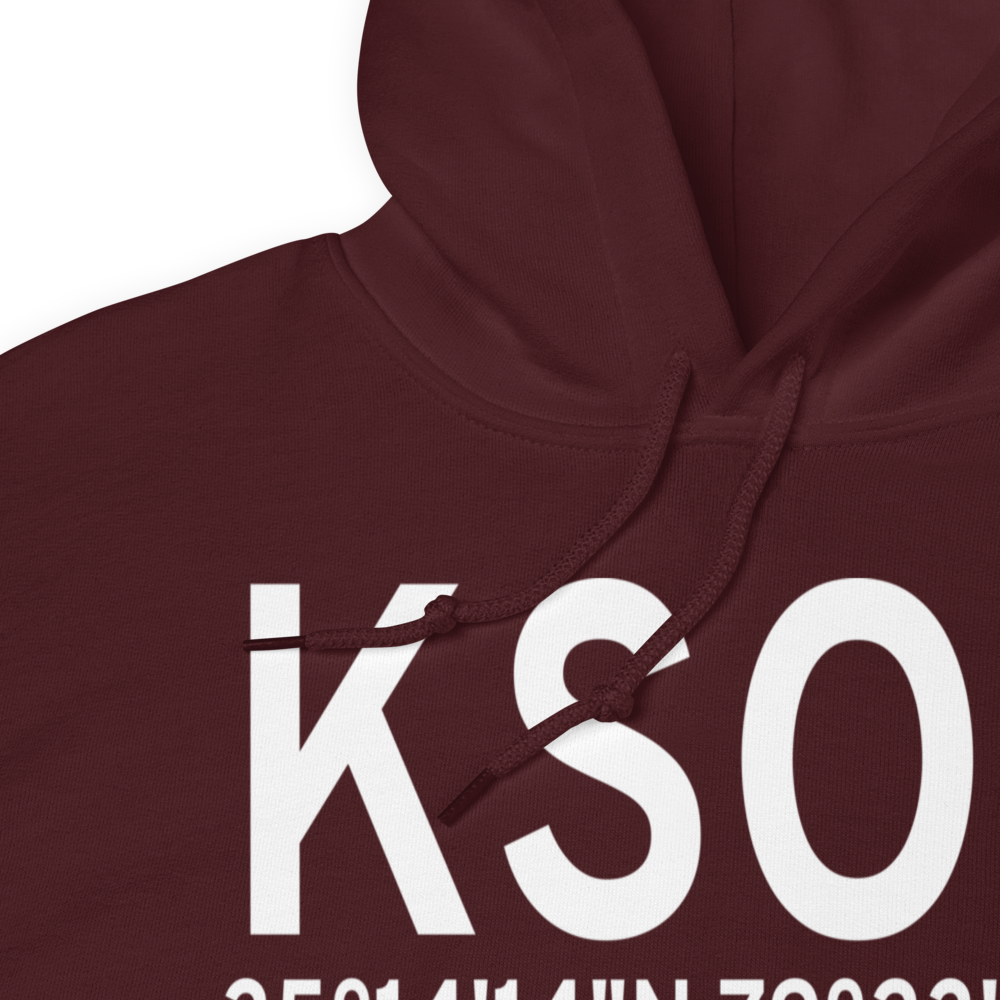 Moore County Airport (KSOP) ICAO Hoodie Sweatshirt 