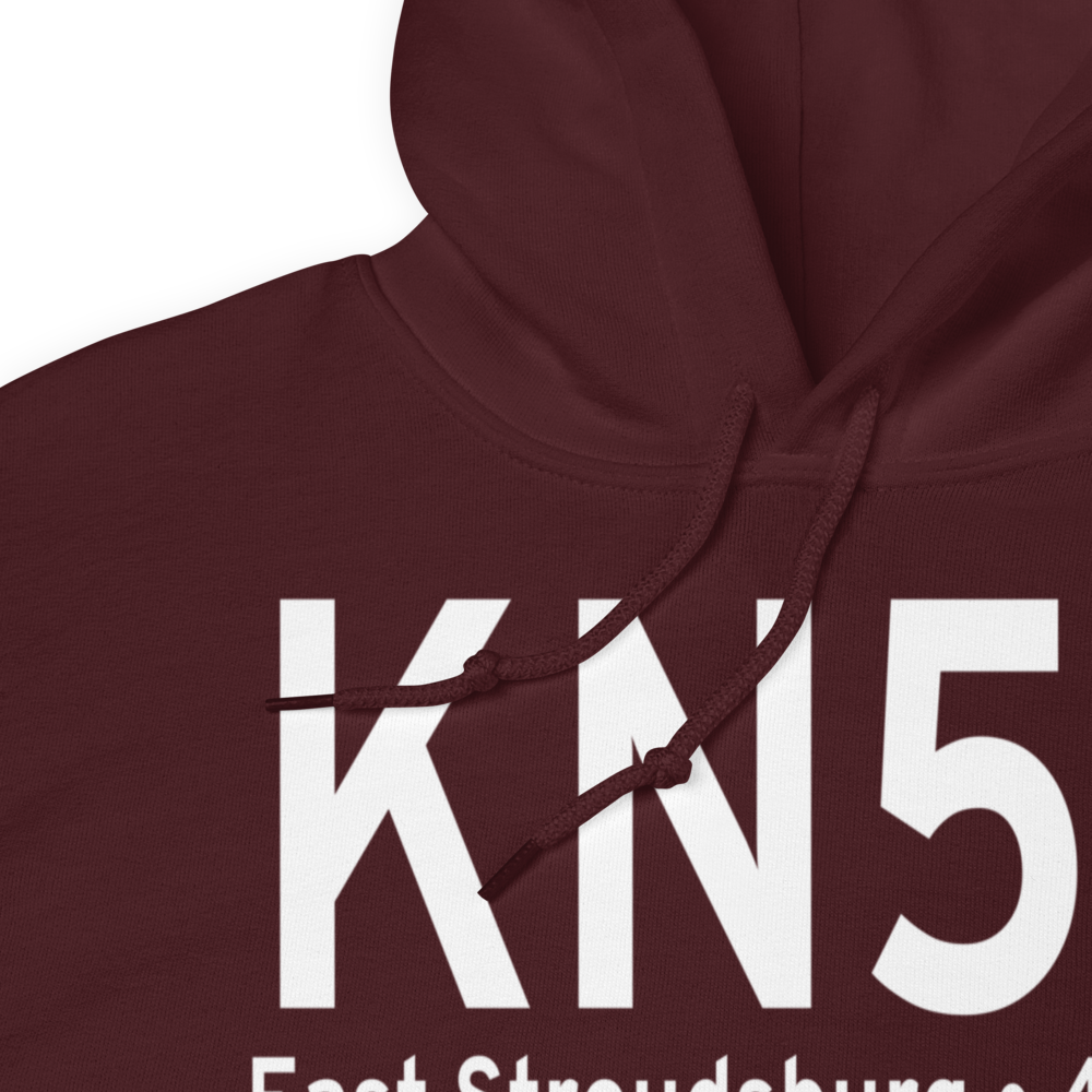 Stroudsburg Pocono Airport (KN53) ICAO Hoodie Sweatshirt 
