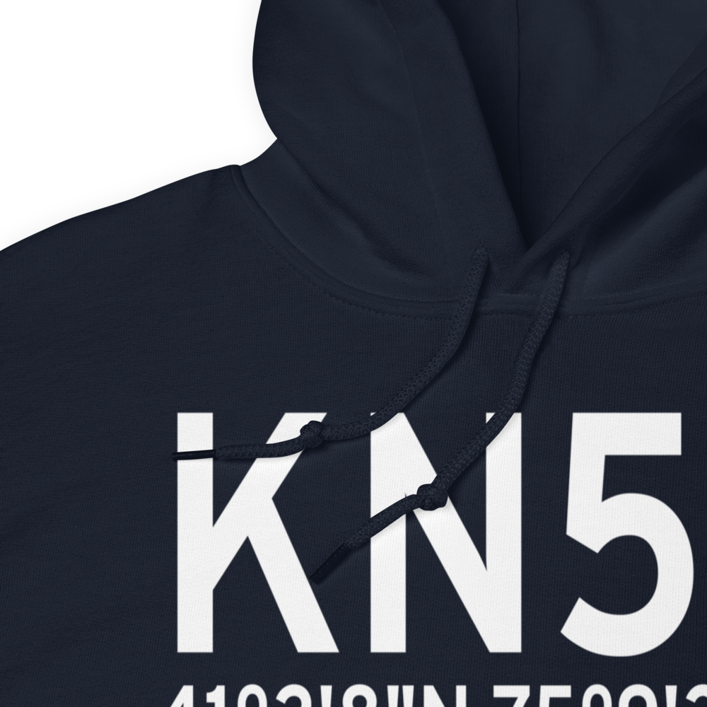Stroudsburg Pocono Airport (KN53) ICAO Hoodie Sweatshirt 