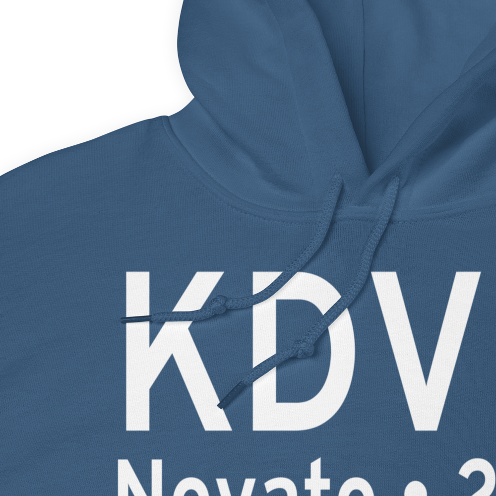 Marin County Airport - Gnoss Field (KDVO) ICAO Hoodie Sweatshirt 