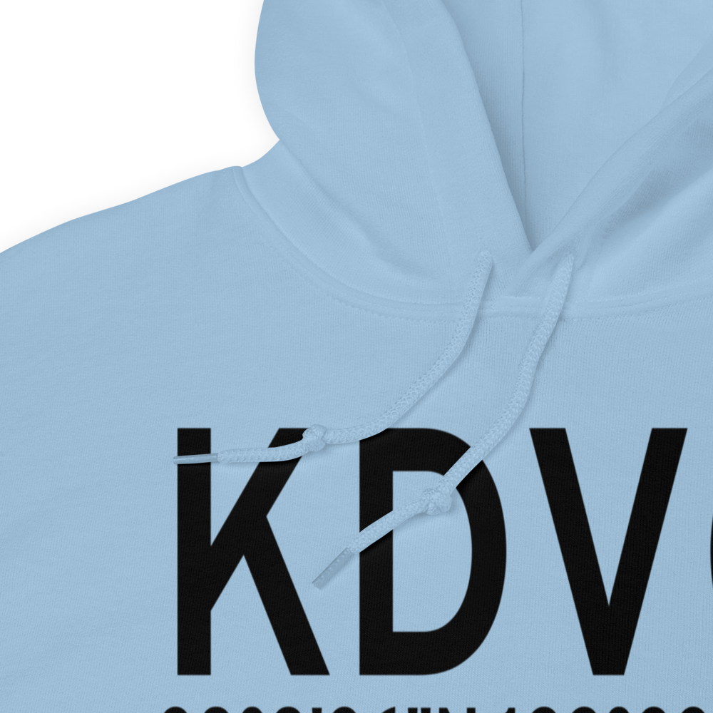Marin County Airport - Gnoss Field (KDVO) ICAO Hoodie Sweatshirt 