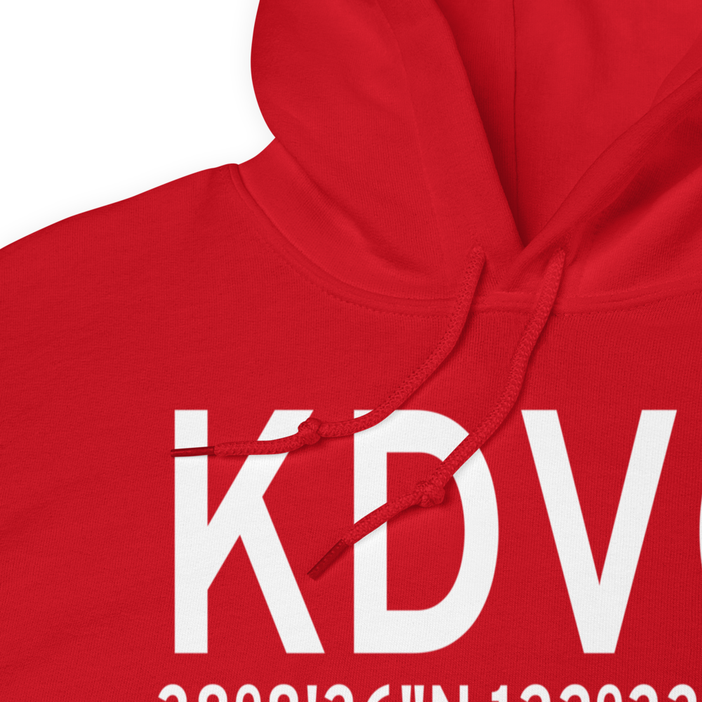 Marin County Airport - Gnoss Field (KDVO) ICAO Hoodie Sweatshirt 