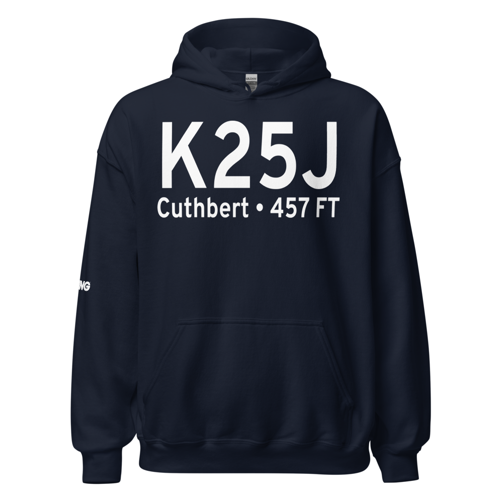 Cuthbert-Randolph Airport (K25J) ICAO Hoodie Sweatshirt 