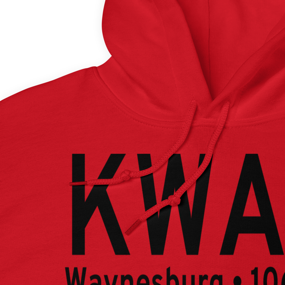 Greene County Airport (KWAY) ICAO Hoodie Sweatshirt 