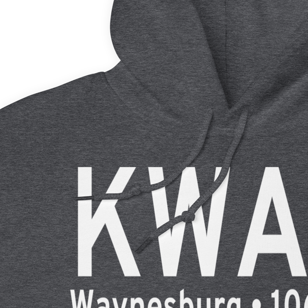 Greene County Airport (KWAY) ICAO Hoodie Sweatshirt 