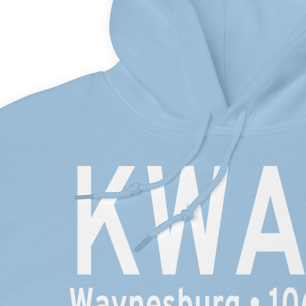 Greene County Airport (KWAY) ICAO Hoodie Sweatshirt 