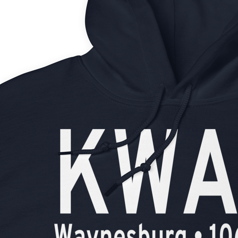 Greene County Airport (KWAY) ICAO Hoodie Sweatshirt 
