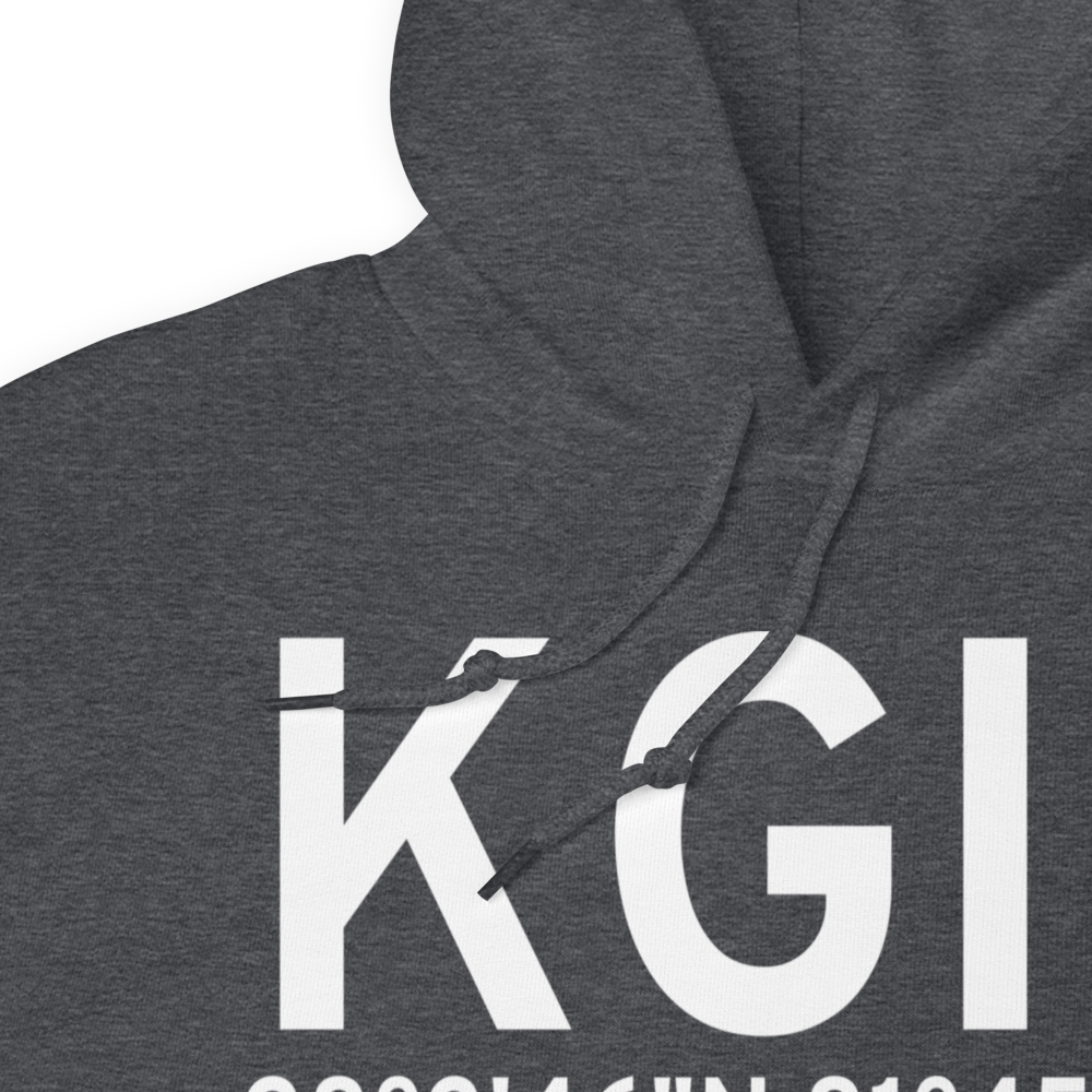 Winter Haven Regional Airport - Gilbert Field (KGIF) ICAO Hoodie Sweatshirt 