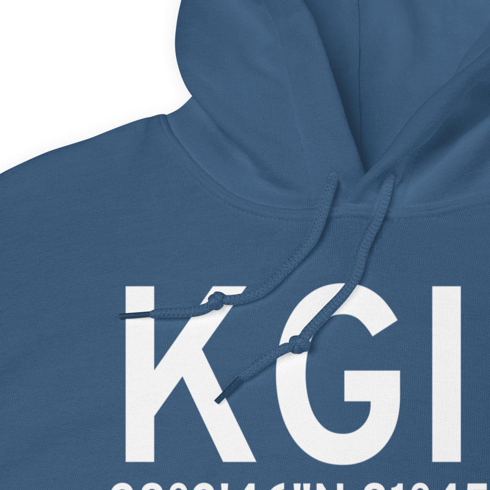 Winter Haven Regional Airport - Gilbert Field (KGIF) ICAO Hoodie Sweatshirt 