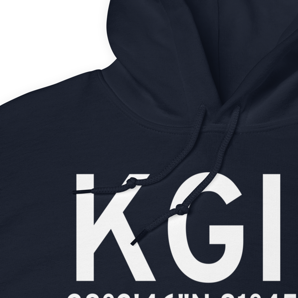 Winter Haven Regional Airport - Gilbert Field (KGIF) ICAO Hoodie Sweatshirt 