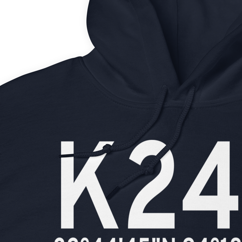 Cypress River Airport (K24F) ICAO Hoodie Sweatshirt 
