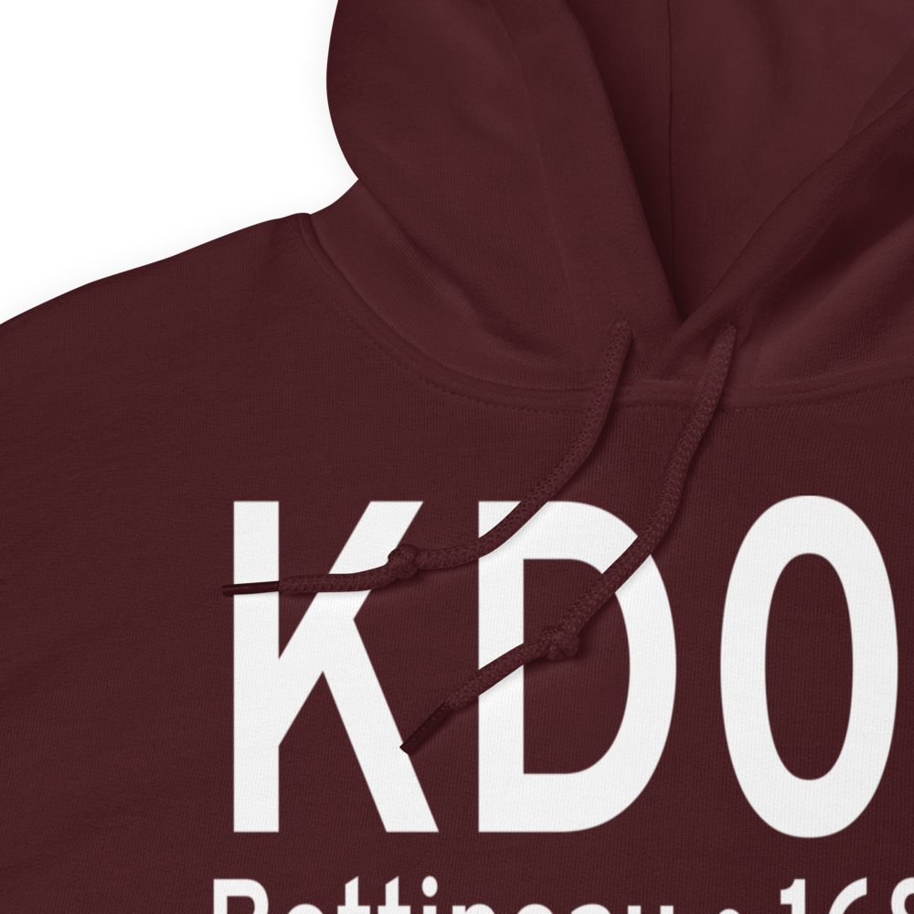 Bottineau Municipal Airport (KD09) ICAO Hoodie Sweatshirt 