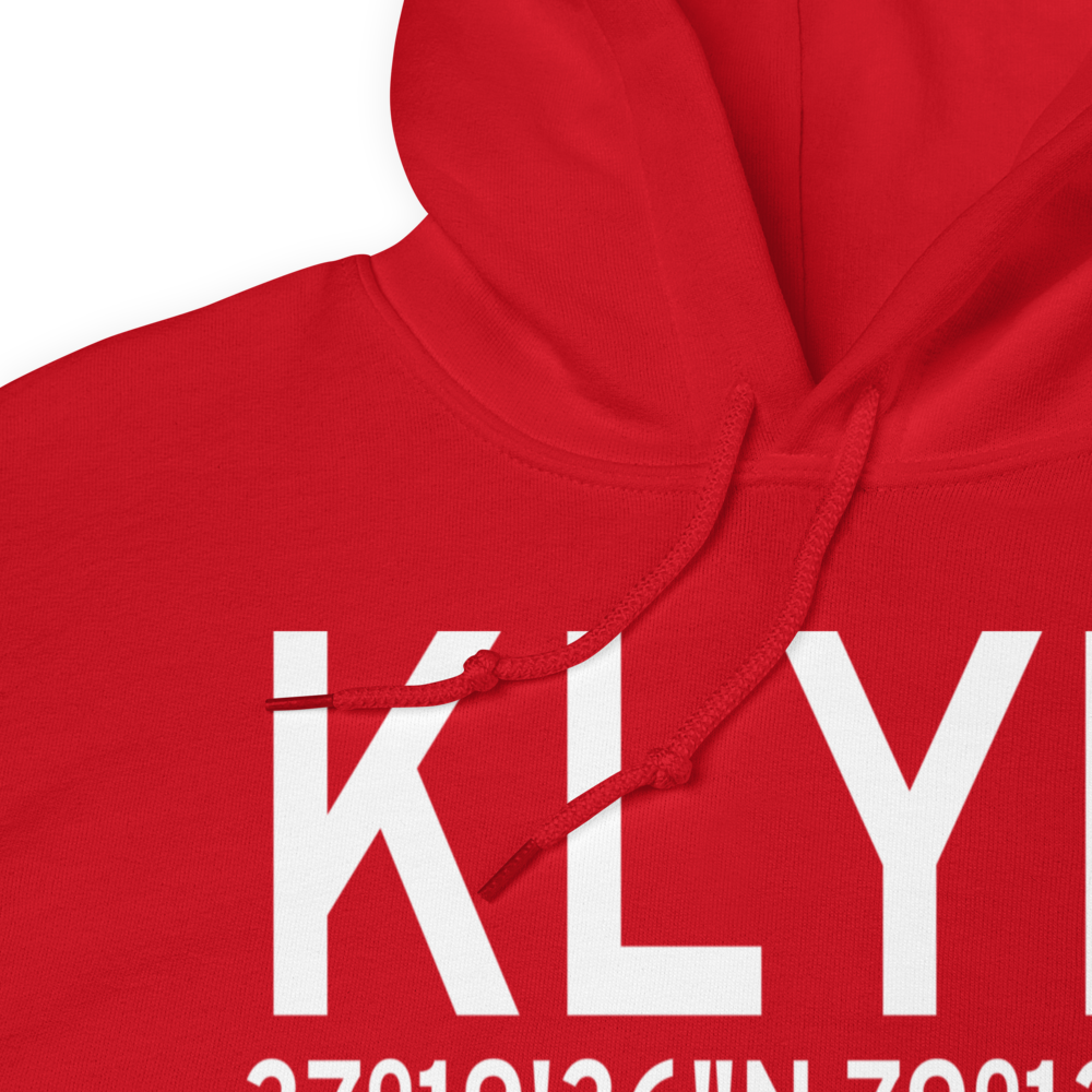 Lynchburg Regional Preston Glenn Field (KLYH) ICAO Hoodie Sweatshirt 