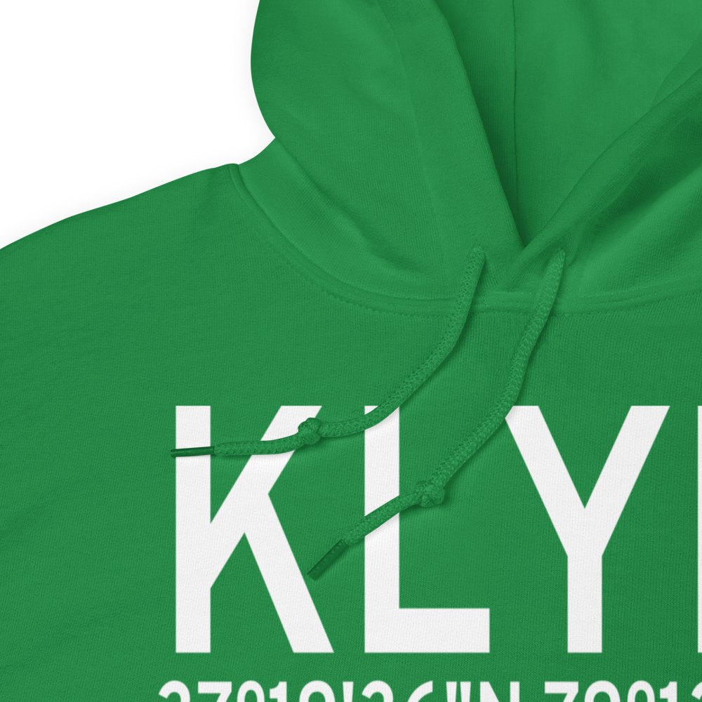 Lynchburg Regional Preston Glenn Field (KLYH) ICAO Hoodie Sweatshirt 