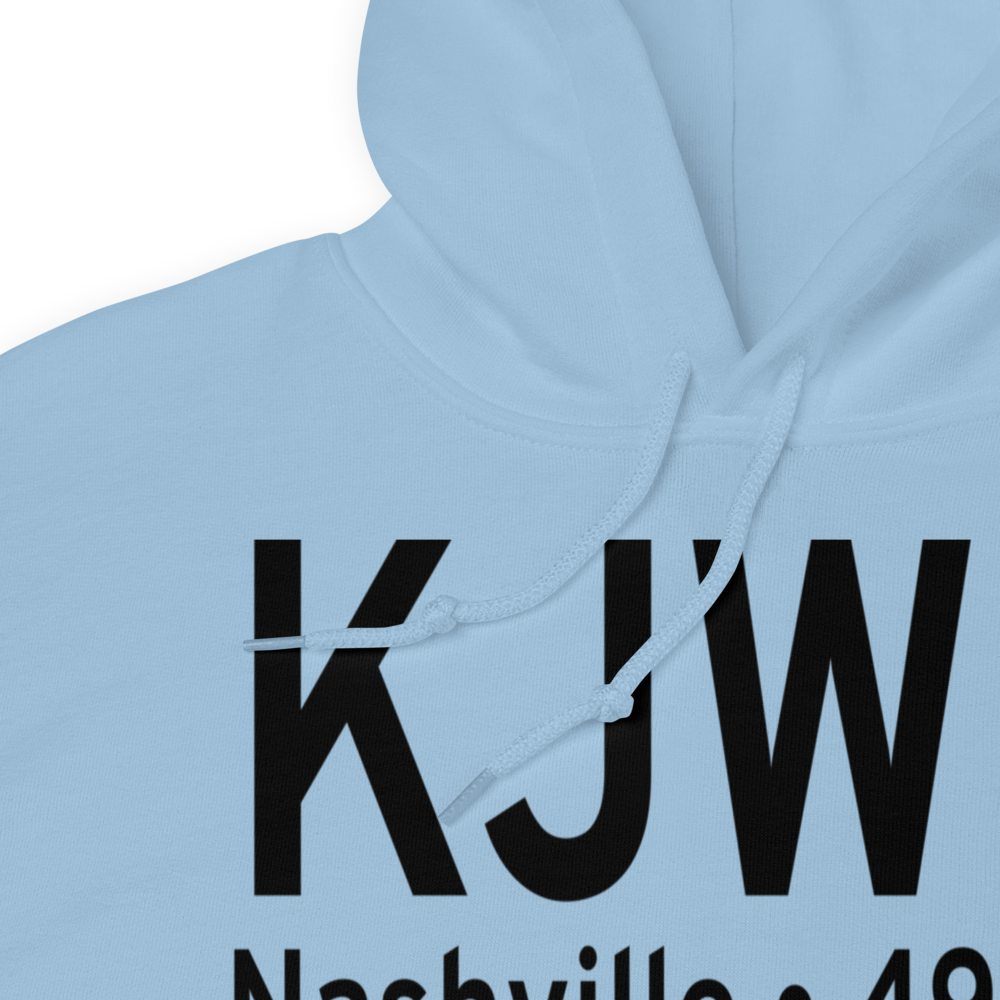 John C Tune Airport (KJWN) ICAO Hoodie Sweatshirt 