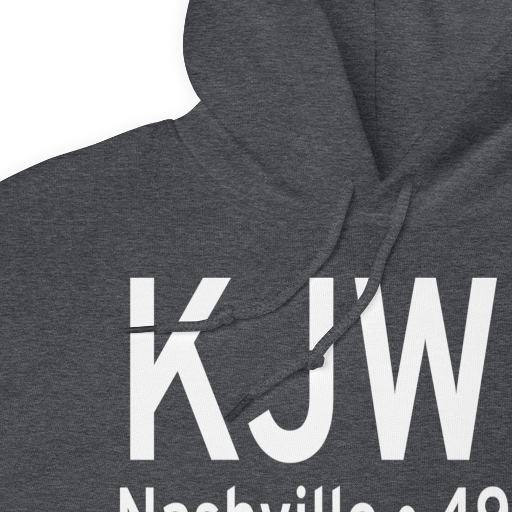 John C Tune Airport (KJWN) ICAO Hoodie Sweatshirt 