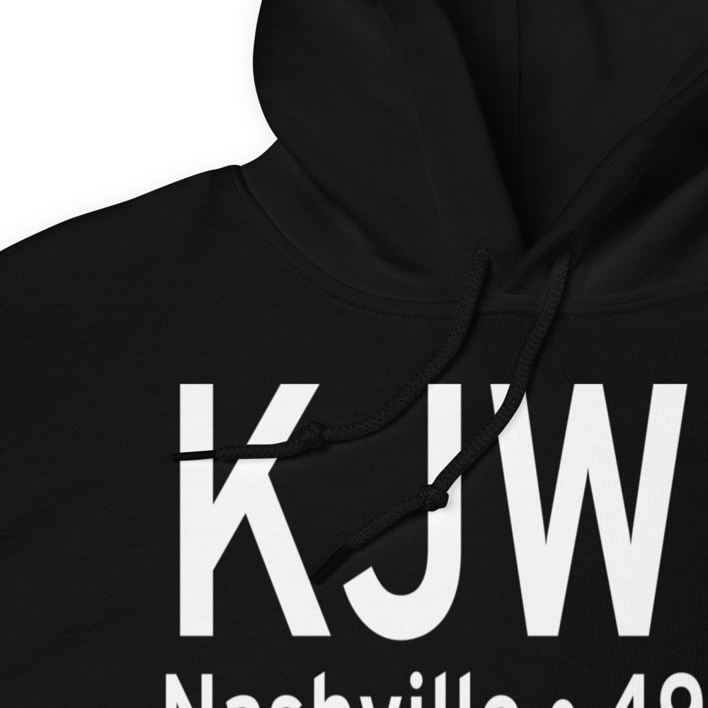 John C Tune Airport (KJWN) ICAO Hoodie Sweatshirt 