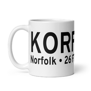 Norfolk International Airport (KORF) ICAO Mug