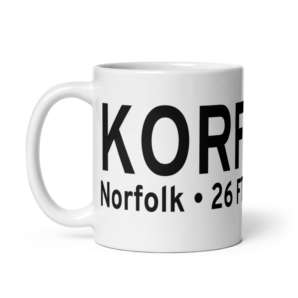 Norfolk International Airport (KORF) ICAO Mug 