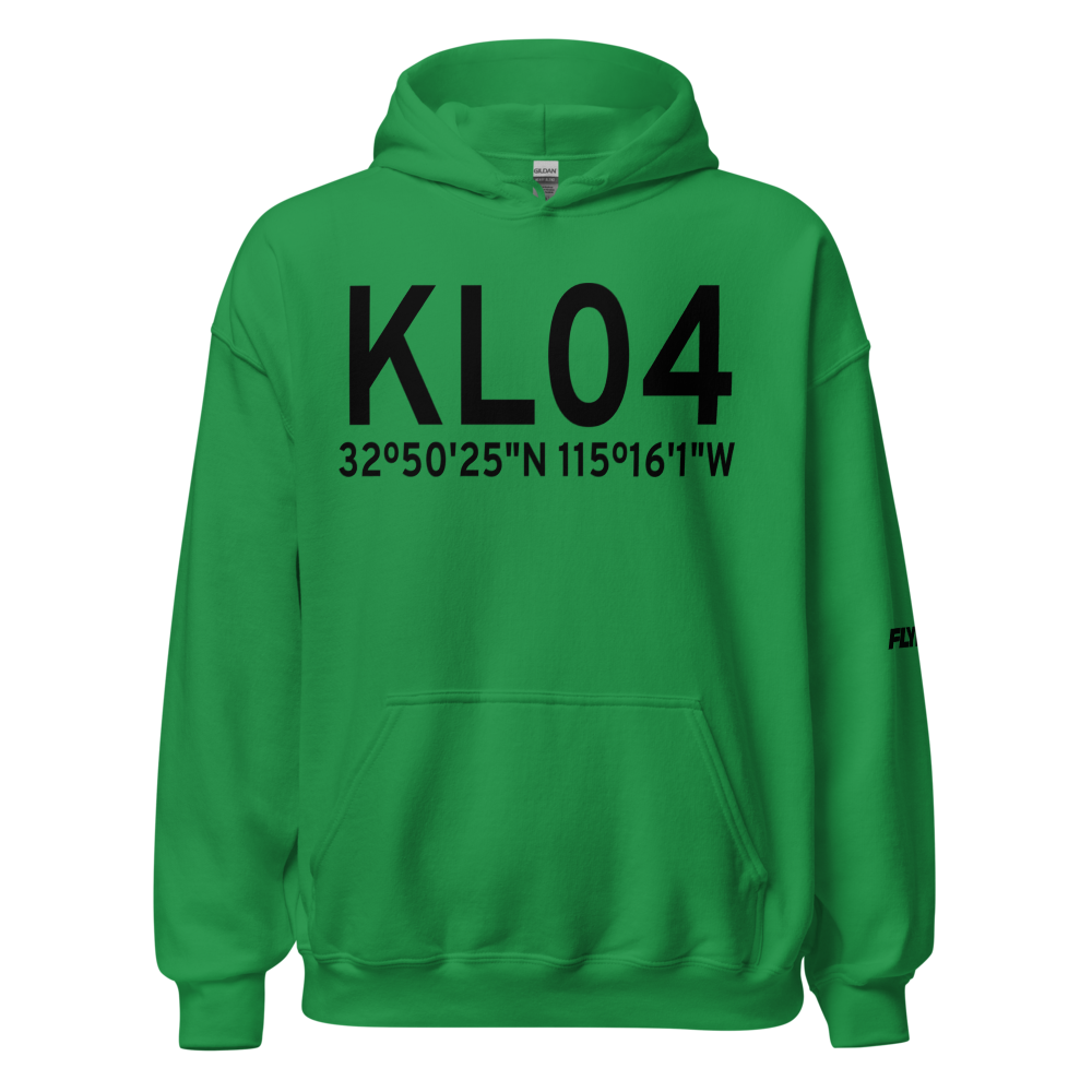 Holtville Airport (KL04) ICAO Hoodie Sweatshirt 