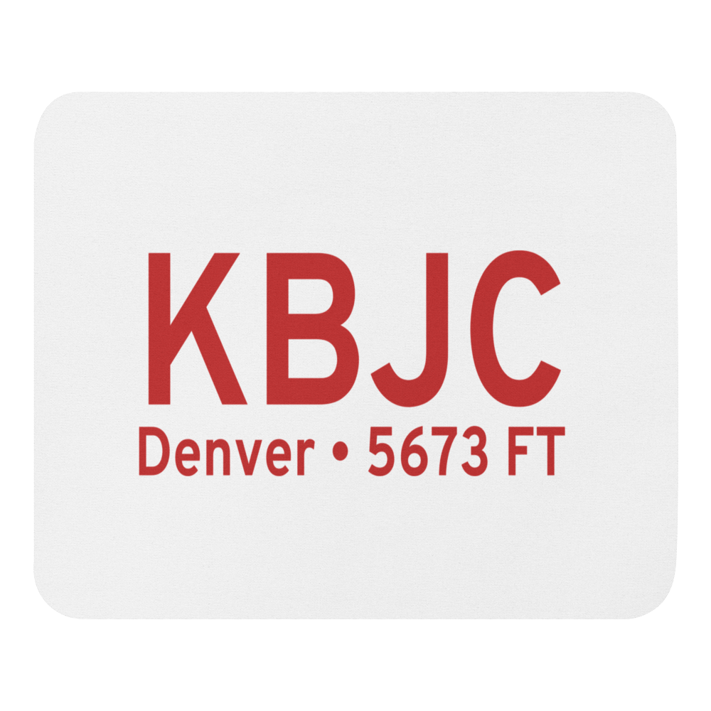 Rocky Mountain Metropolitan Airport (KBJC) ICAO  Mouse Pad 