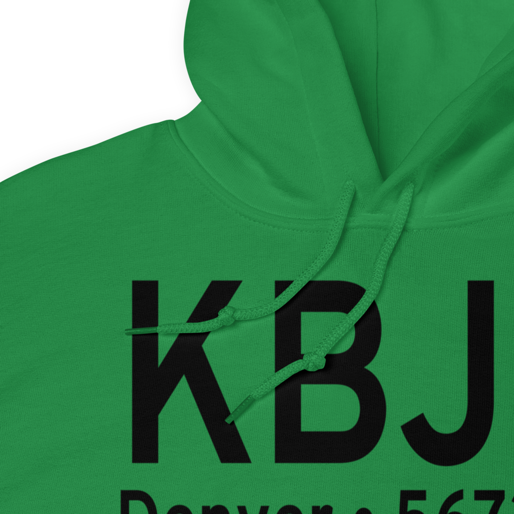 Rocky Mountain Metropolitan Airport (KBJC) ICAO Hoodie Sweatshirt 