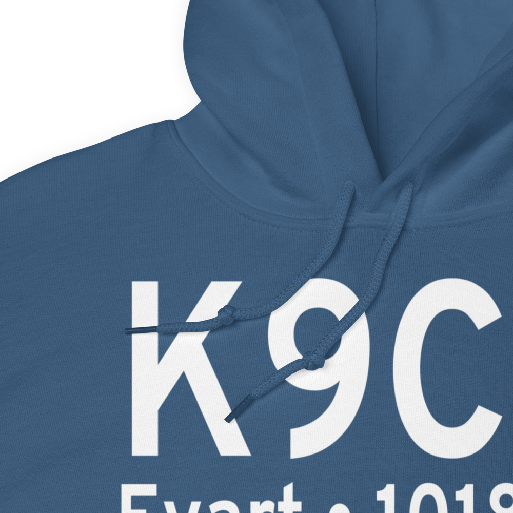 Evart Municipal Airport (K9C8) ICAO Hoodie Sweatshirt 