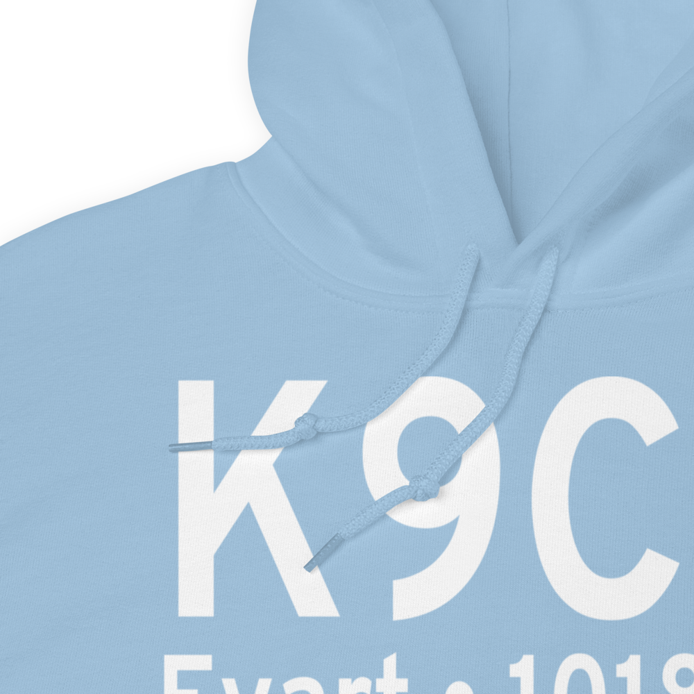 Evart Municipal Airport (K9C8) ICAO Hoodie Sweatshirt 