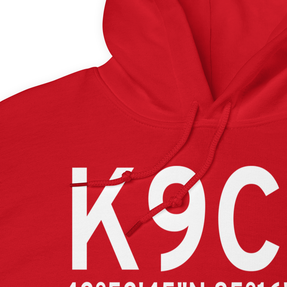 Evart Municipal Airport (K9C8) ICAO Hoodie Sweatshirt 