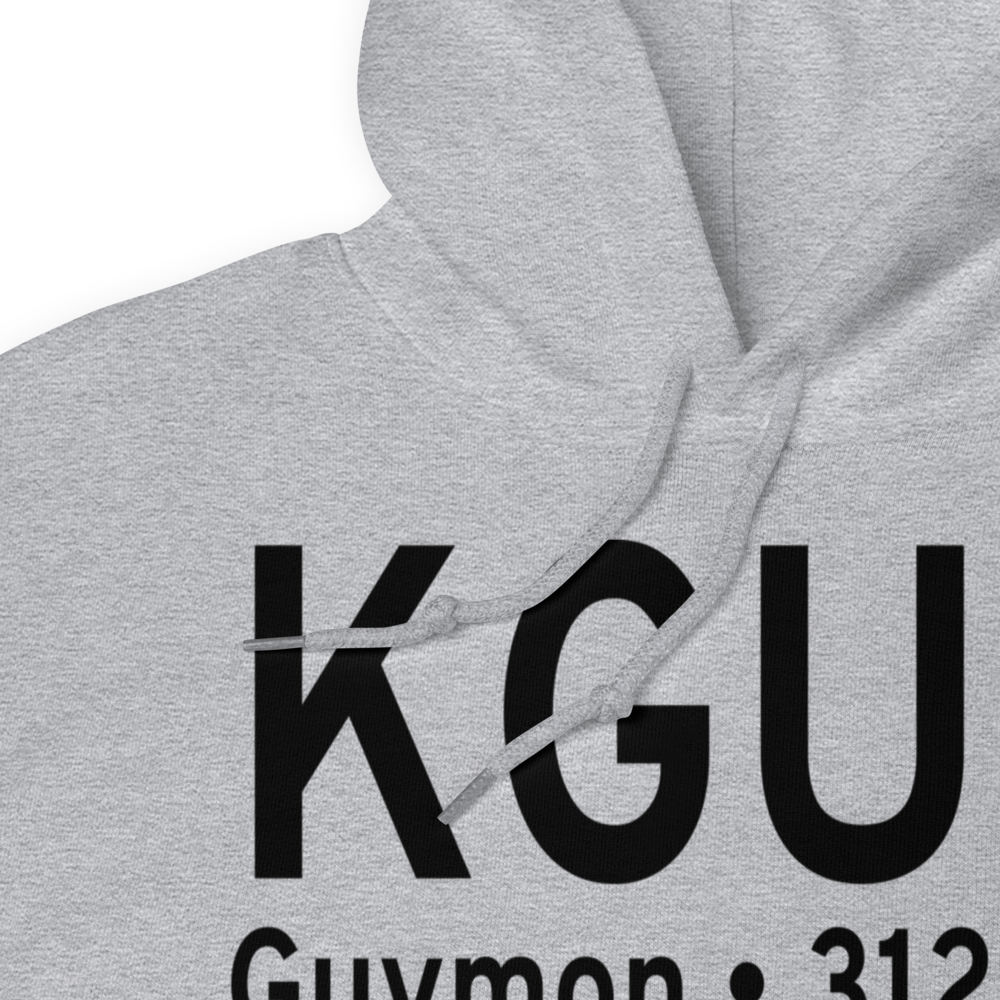 Guymon Municipal Airport (KGUY) ICAO Hoodie Sweatshirt 