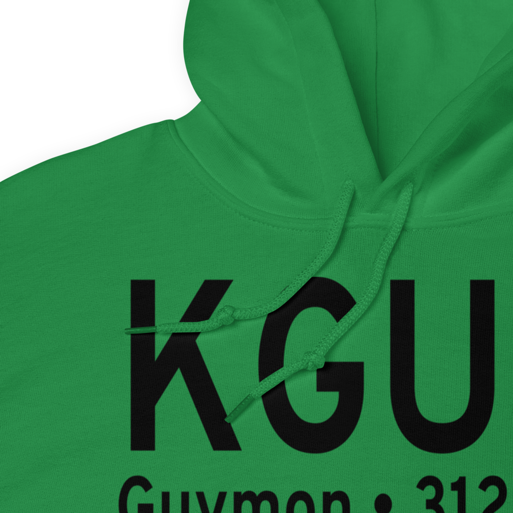 Guymon Municipal Airport (KGUY) ICAO Hoodie Sweatshirt 