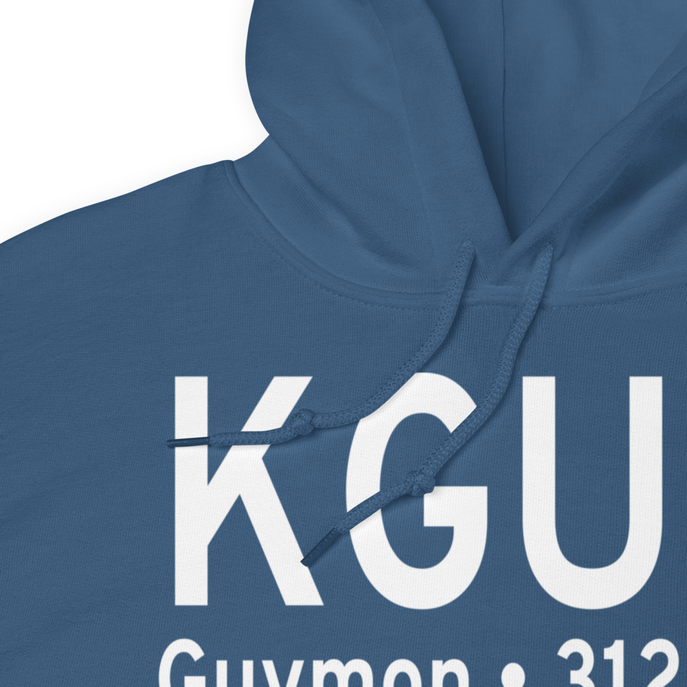 Guymon Municipal Airport (KGUY) ICAO Hoodie Sweatshirt 