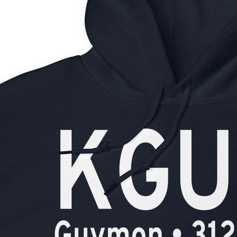 Guymon Municipal Airport (KGUY) ICAO Hoodie Sweatshirt 