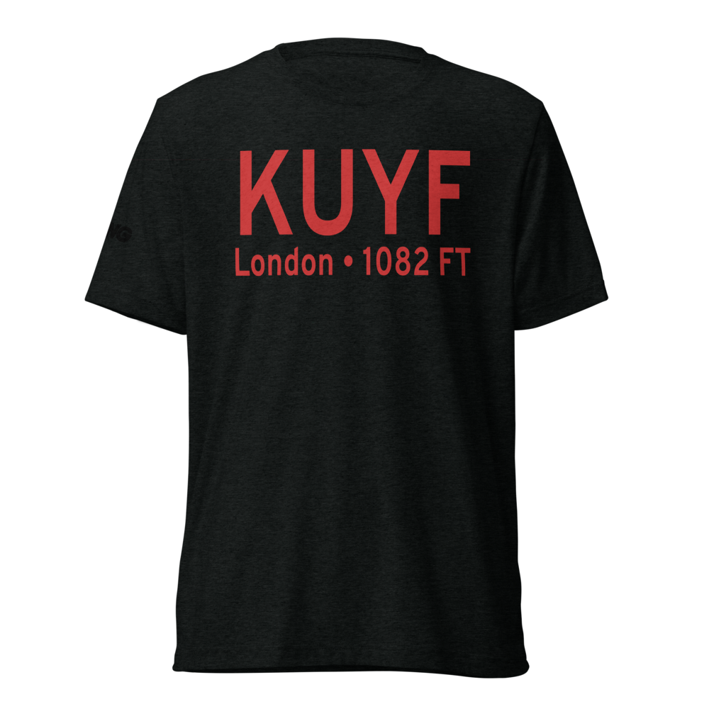 Madison County Airport (KUYF) ICAO Tri-blend T-Shirt 