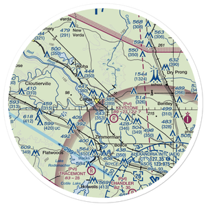 Colfax Airport (L40) VFR Sectional Sticker (30 mile)