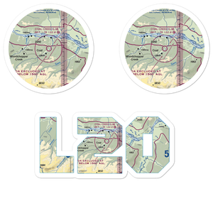 Coal Creek Airport (L20) VFR Sectional Sticker Pack