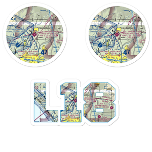 Fallbrook Community Airpark (L18) VFR Sectional Sticker Pack