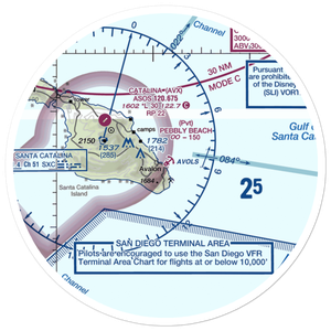 Pebbly Beach Seaplane Base (L11) VFR Sectional Sticker (30 mile)