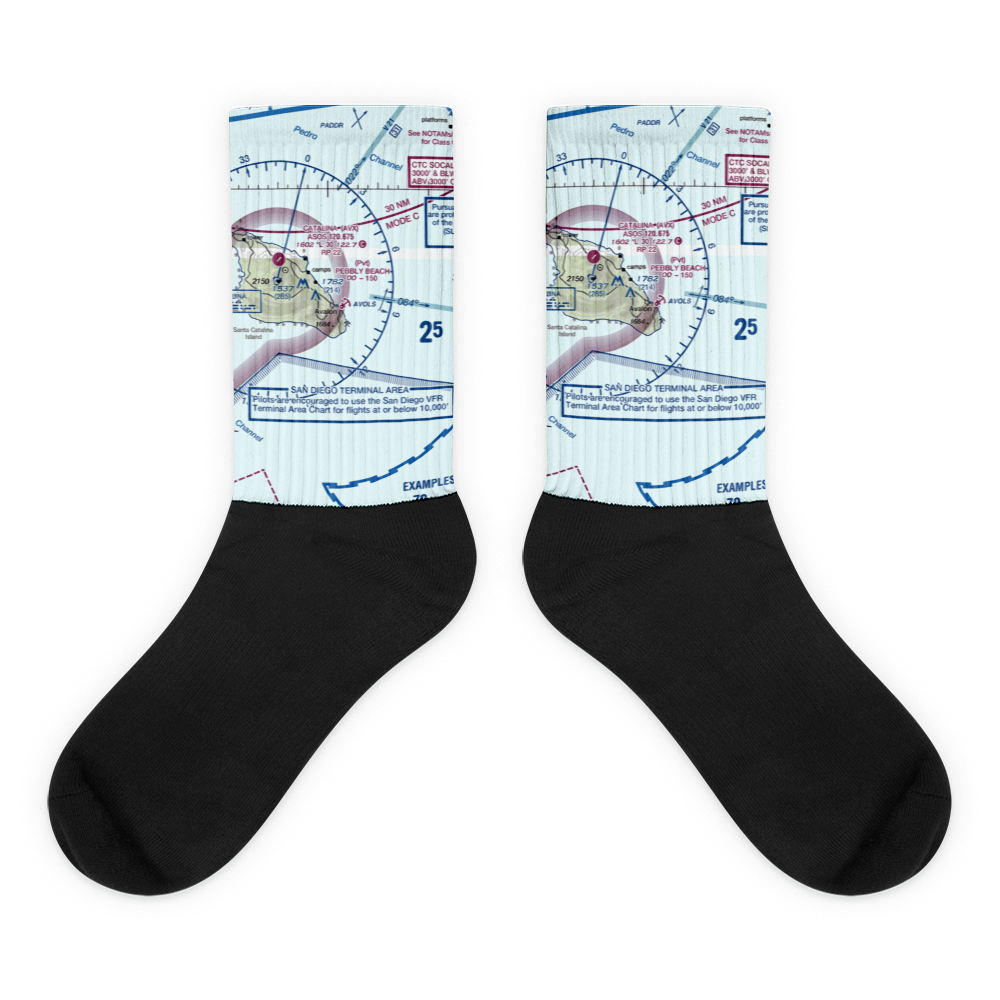 Pebbly Beach Seaplane Base (L11) VFR Sectional Socks 