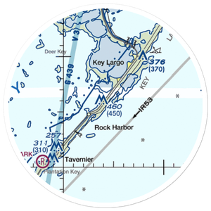 Port Largo Airport (KYL) VFR Sectional Sticker (20 mile)