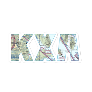 Kasaan Seaplane Base (KXA) VFR Sectional Sticker