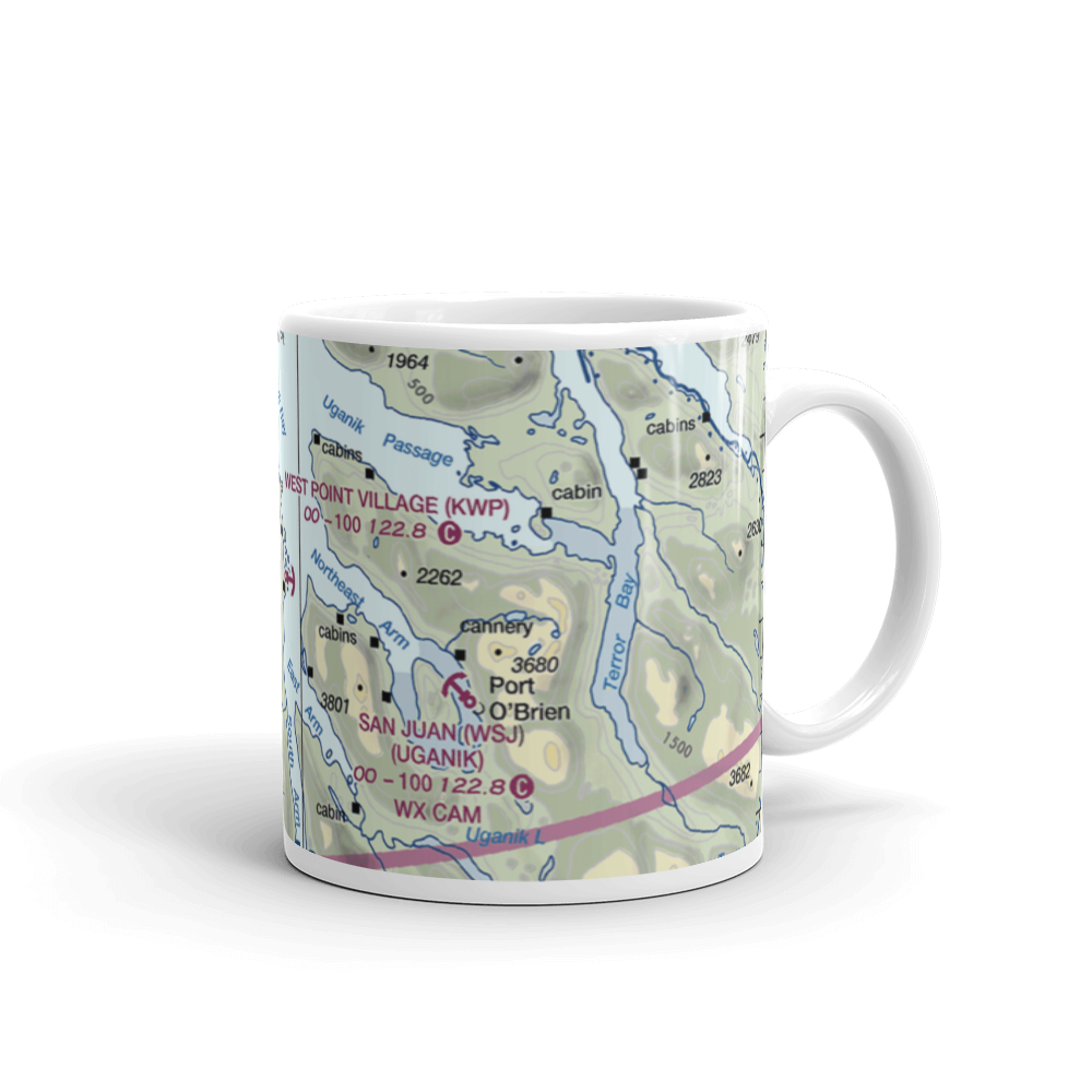 West Point Village Seaplane Base (KWP) VFR Sectional  Mug 