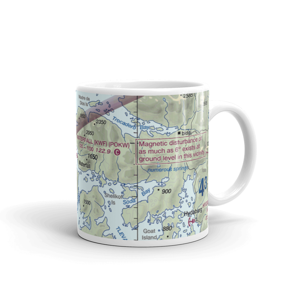 Waterfall Seaplane Base (KWF) VFR Sectional  Mug 