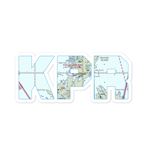 Port Williams Seaplane Base (KPR) VFR Sectional Sticker