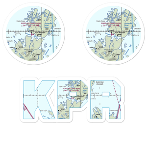 Port Williams Seaplane Base (KPR) VFR Sectional Sticker Pack