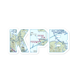 Point Baker Seaplane Base (KPB) VFR Sectional Sticker