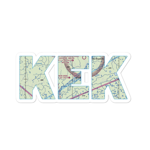 Ekwok Airport (KEK) VFR Sectional Sticker