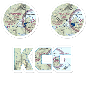 Chignik Fisheries Airport (KCG) VFR Sectional Sticker Pack