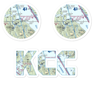 Coffman Cove Seaplane Base (KCC) VFR Sectional Sticker Pack